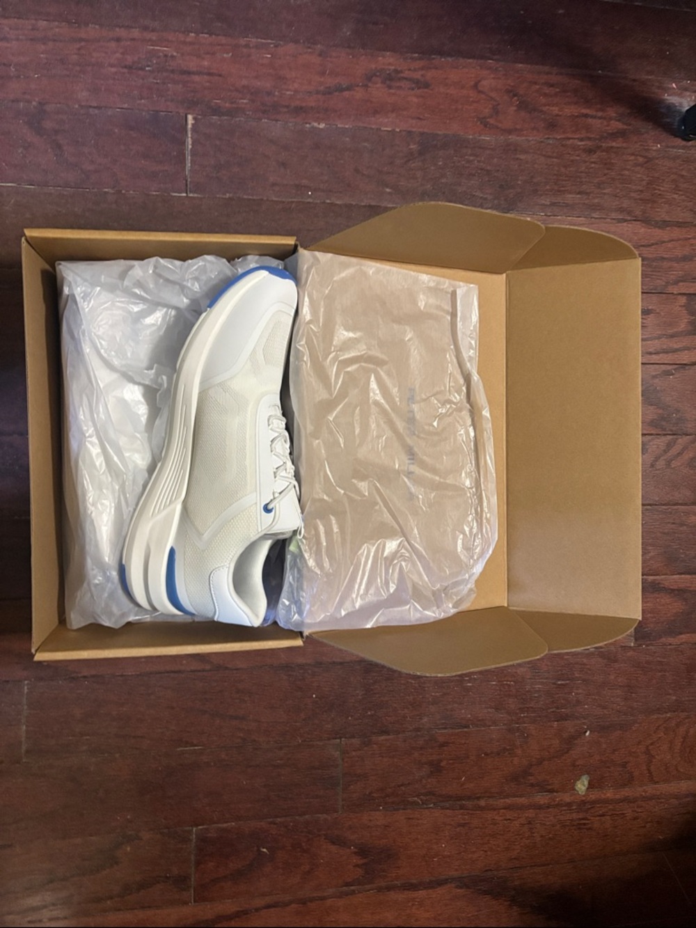 Peter Millar White Sneaker with Blue Accents - Picture 4 of 6